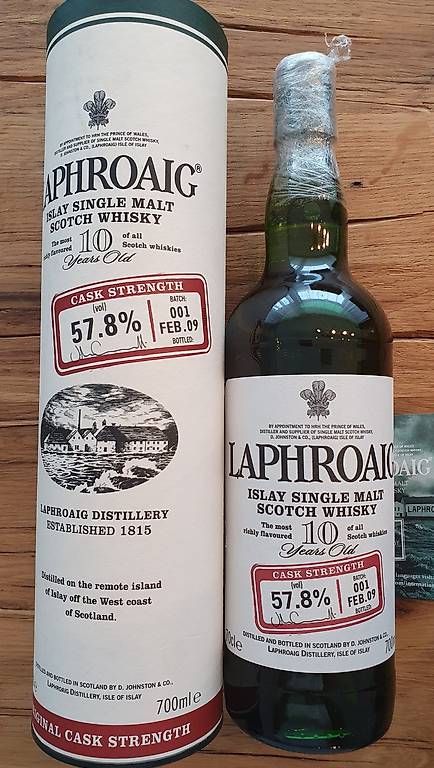 Bevande alcoliche: Laphroaig  10 Jahre -Batch 1 CASK STRENGTH – Usato da Fällanden venduto da luc_fw55