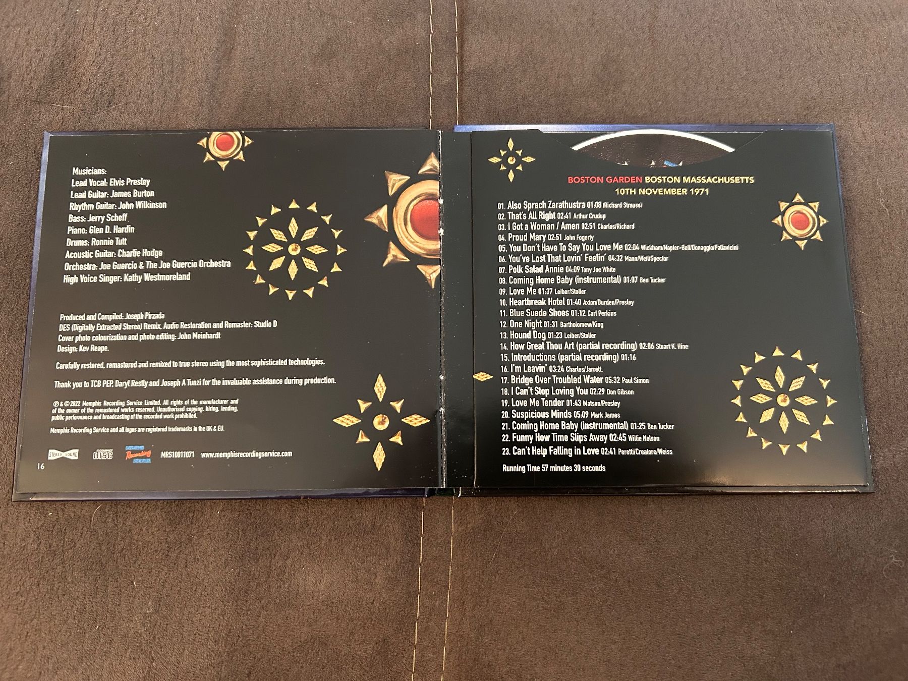 CD: Elvis Like A Black Tornado Live Boston 1971 CD MRS – Usato da Füllinsdorf venduto da Elvissven 1