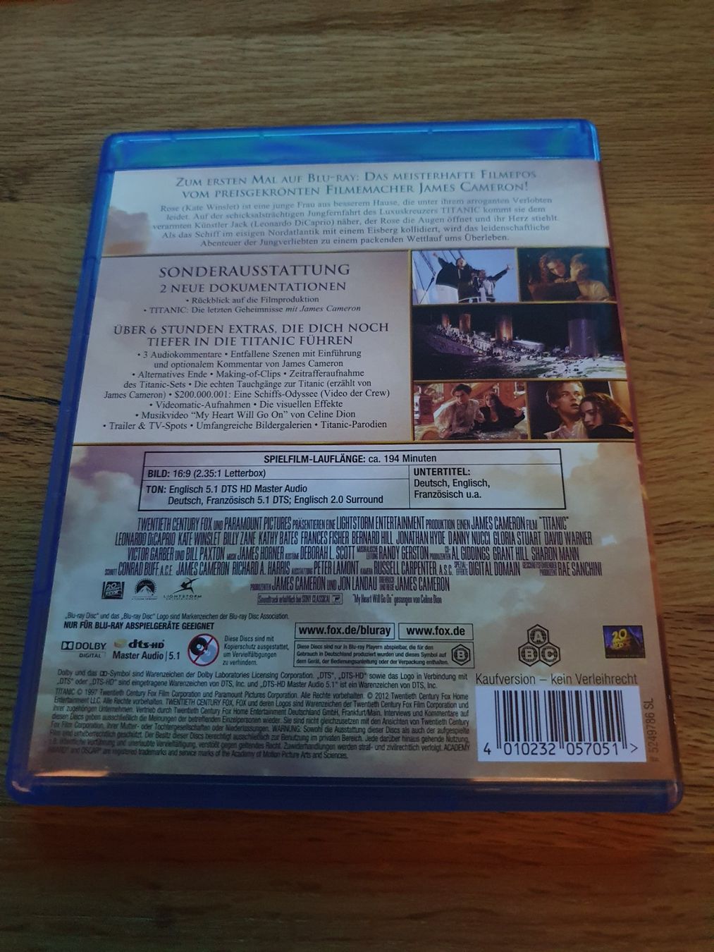 Tutti i DVDs: Titanic - 2 Disc - Blu-Ray – Usato da Auenstein venduto da Trilos 1