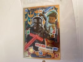 Carte LEGO Star Wars Kylo Ren contre Rey édition limitée