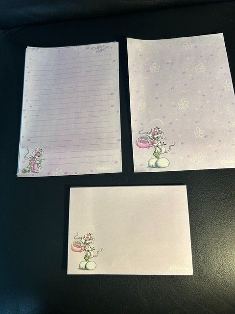 Carta: Diddl /Diddlina Briefpapier Set 2 – Usato da Kloten venduto da Monkell