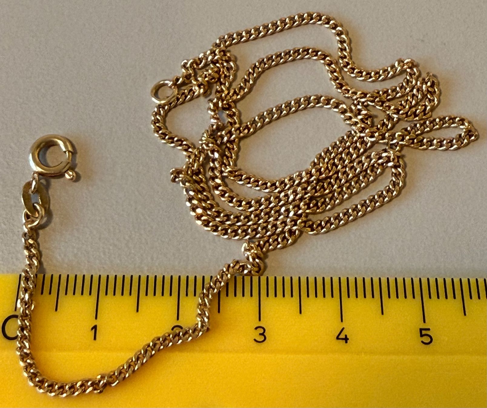 Catenine: Collier élégant en or, or 750, 48cm – Nuovo (secondo la descrizione) da Genève venduto da lac_pf6t 5