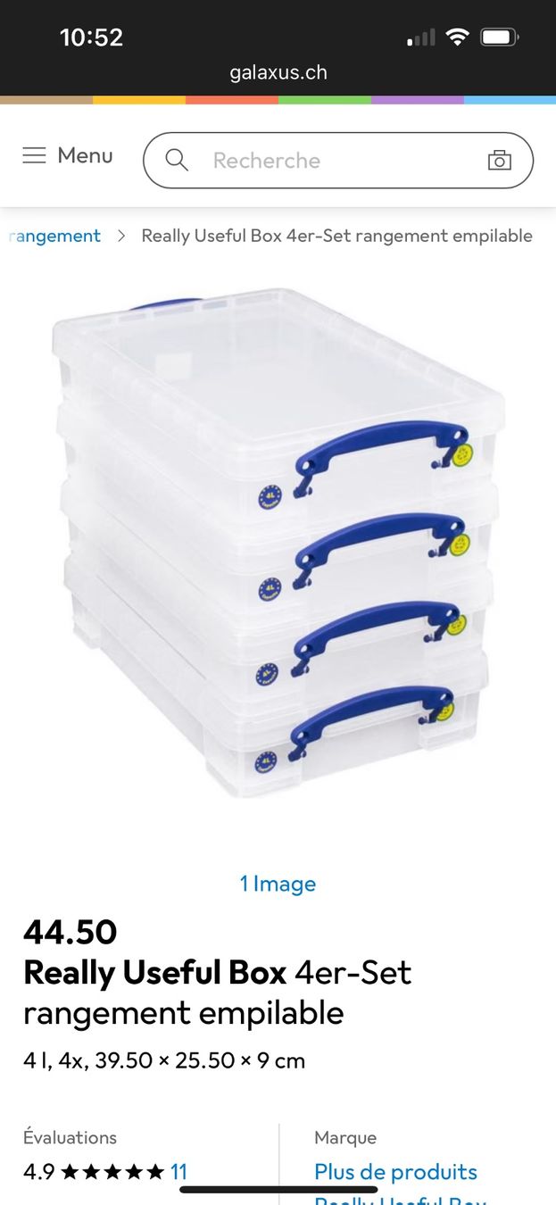 Sonstiges für Haushalt & Wohnen: Boite de rangement 4L – Gebraucht aus Hérémence von dor_75kb 1