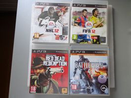 PS3, 4 Spiele