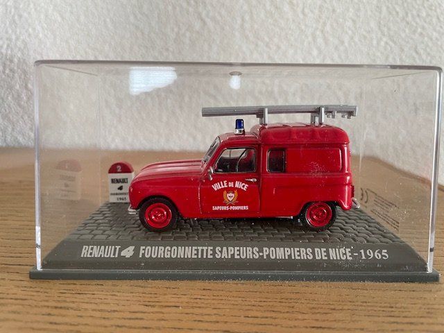 Renault Modellini d'auto: 1965 Renault Fourgonnette Sapeurs-Pompiers de Nice – Nuovo e nell'imballaggio originale da Heimberg venduto da sid_dld8