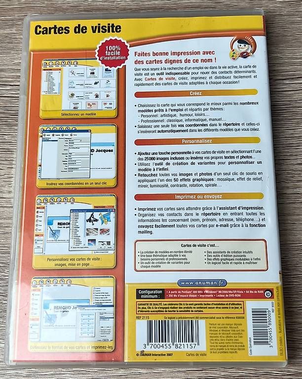 Libri: Model CD pour faire des cartes de visites  – Usato da Essertines-Rolle venduto da flo_y6p8 1