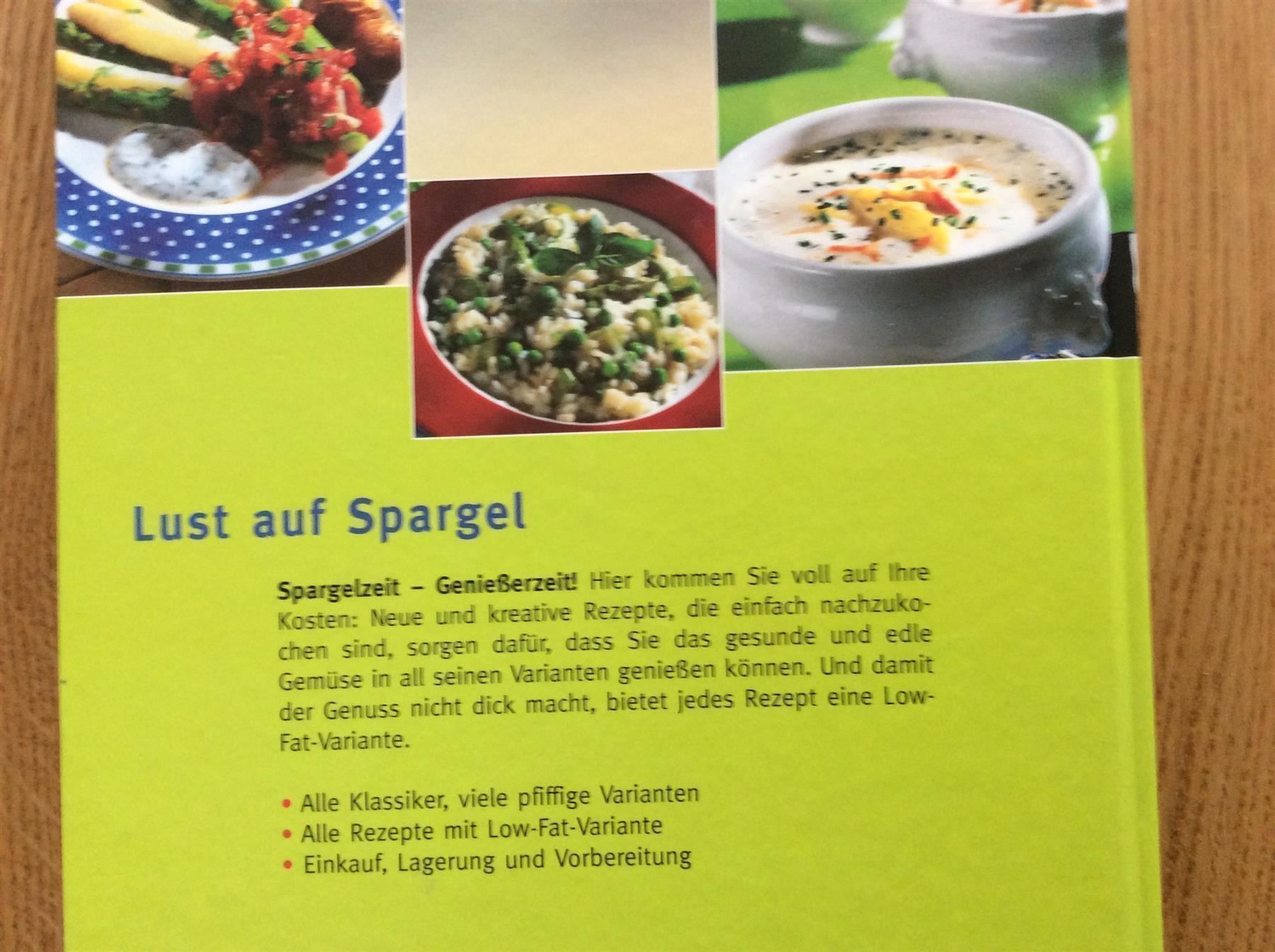 Bücher: Spargel Sinnlicher Genuss ohne Reue – Neu (gemäss Beschreibung) aus Wetzikon ZH von Libelle01 1