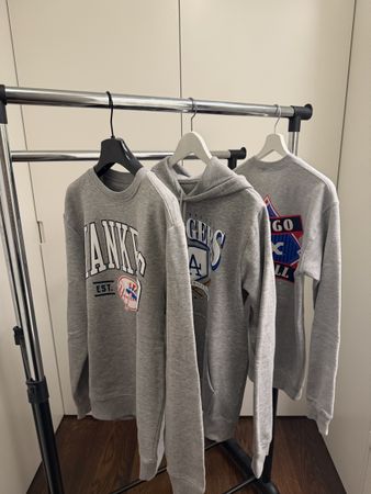 3er MLB Pullover Set Gr. S/M - Yankees, Dodgers & Chicago