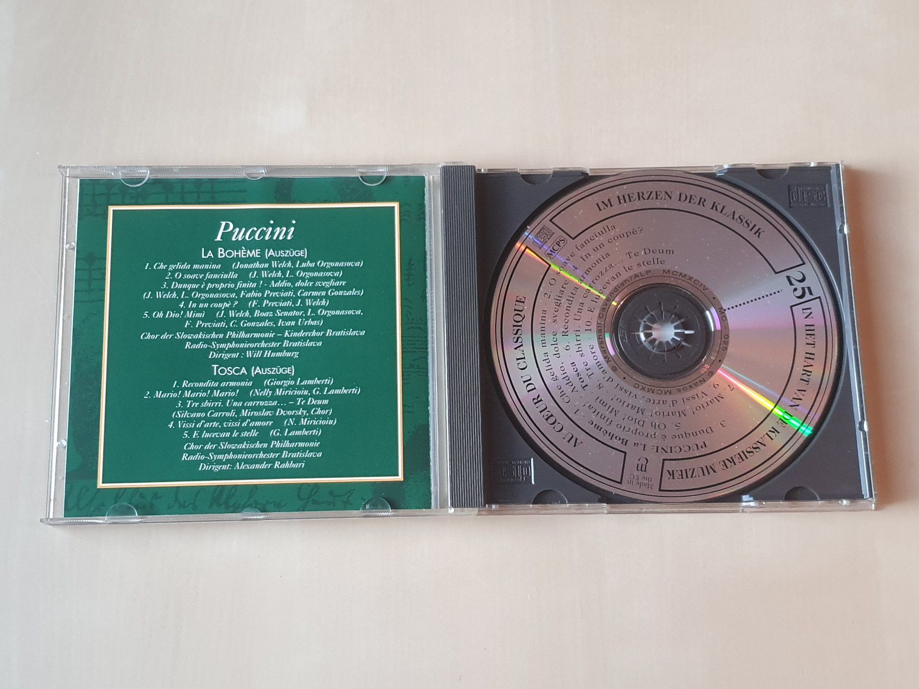 CDs: Puccini La Boheme Tosca – Gebraucht aus Stansstad von collectorsshop 2