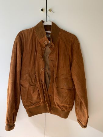 Vera Pelle Wildlederjacke, Gr. 48 (fällt aus wie M)