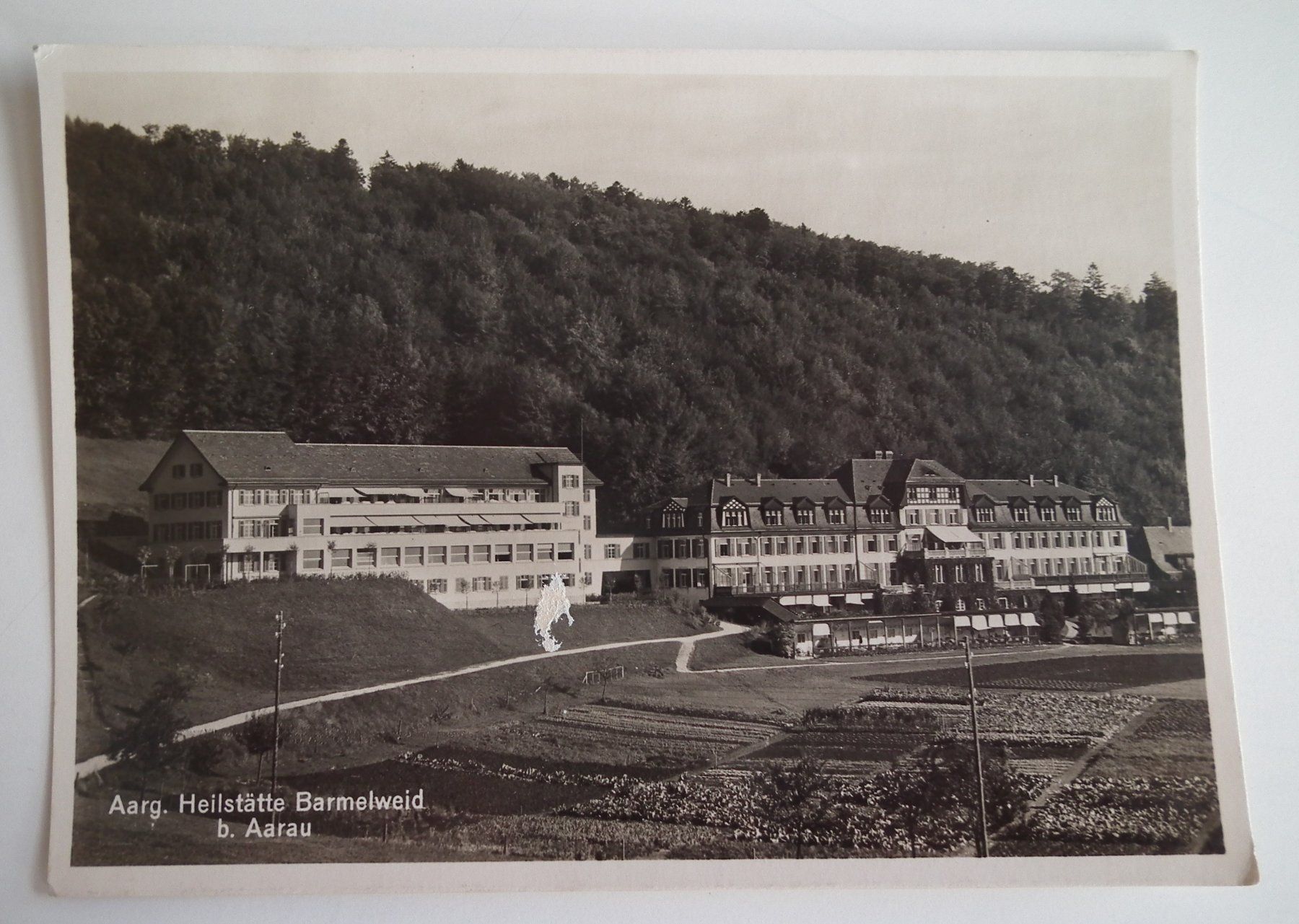 Cartoline postali: Aargauische Heilstätte Barmelweid Aarau  Ansichtskarte 1933 – Usato da Kriens venduto da WULLU99