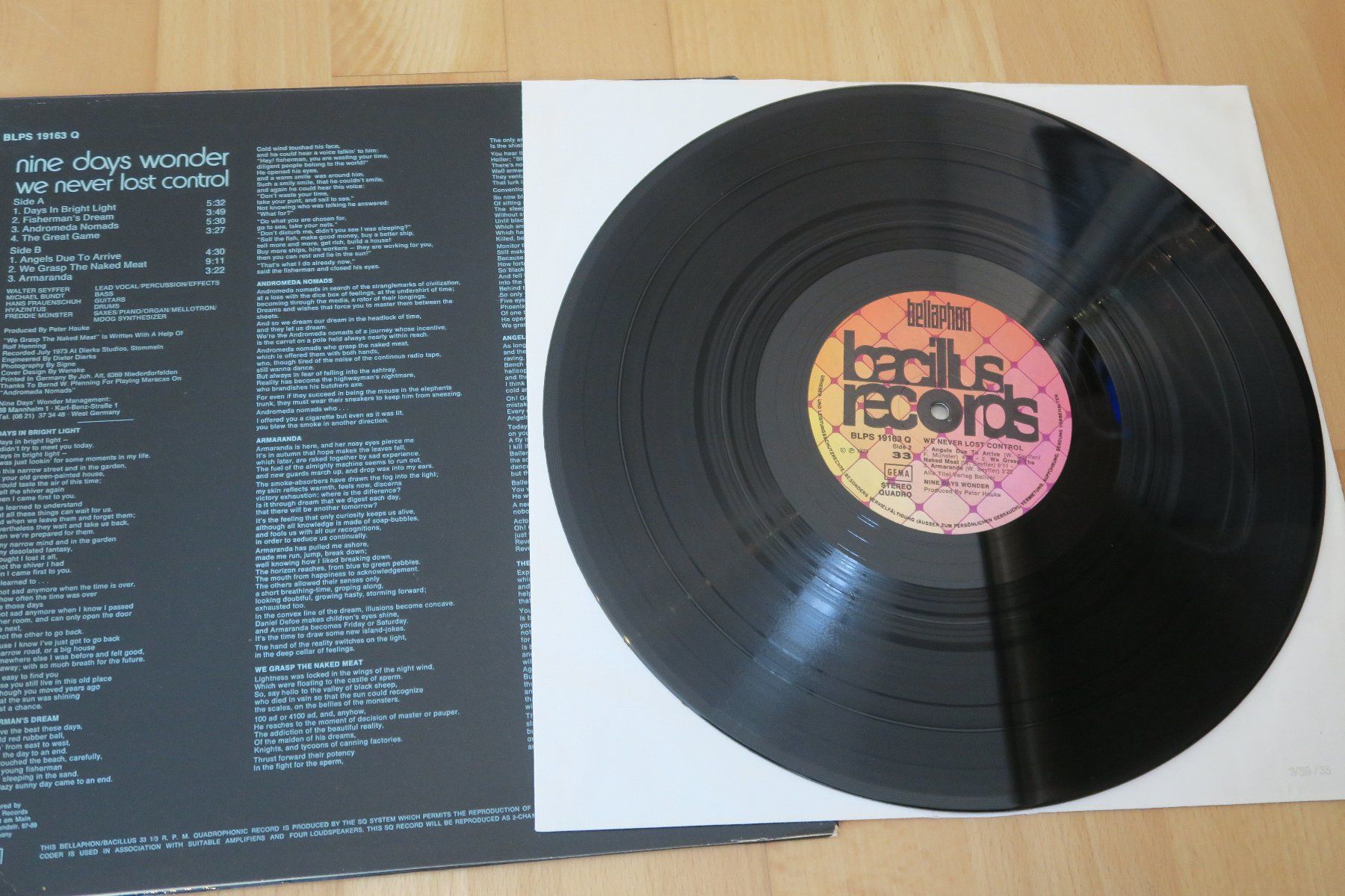 Schallplatten: Nine Days Wonder – We Never Lost Control – Gebraucht aus Thun von Karibu70 2