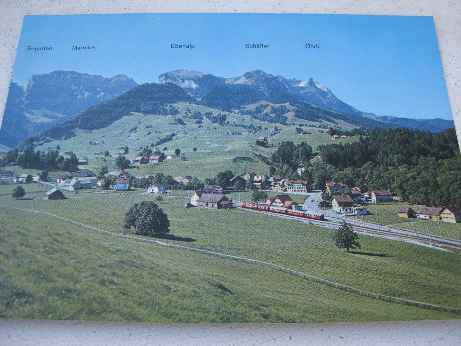 Ansichtskarten: Weissbad mit Zug – Gebraucht aus Malters von Marosko