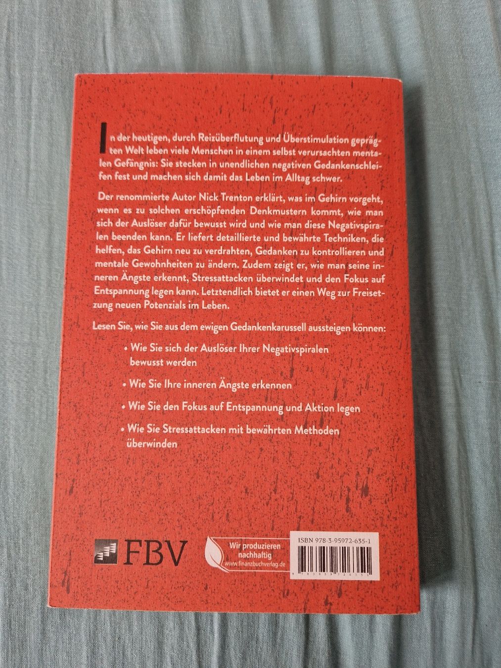 Libri: Buch STOP OVERTHINKING von Nick Trenton – Usato da Luthern venduto da Ricolinchen 1