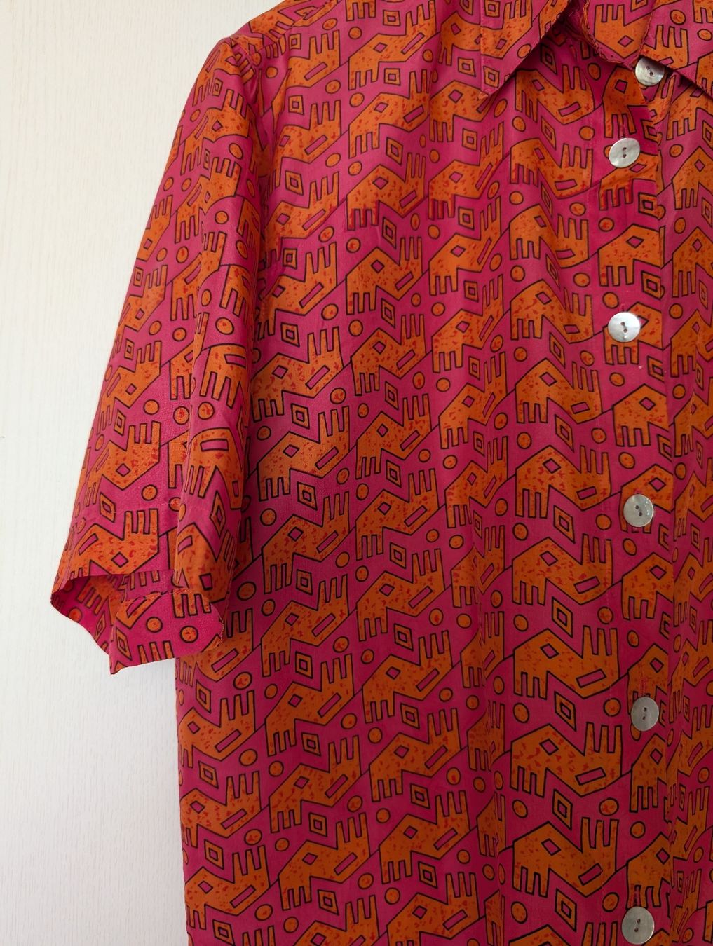 Chemisiers: Vintage Seidenbluse von Schild, Gr. M/L – D'occasion à Suhr par andreas_2008 1