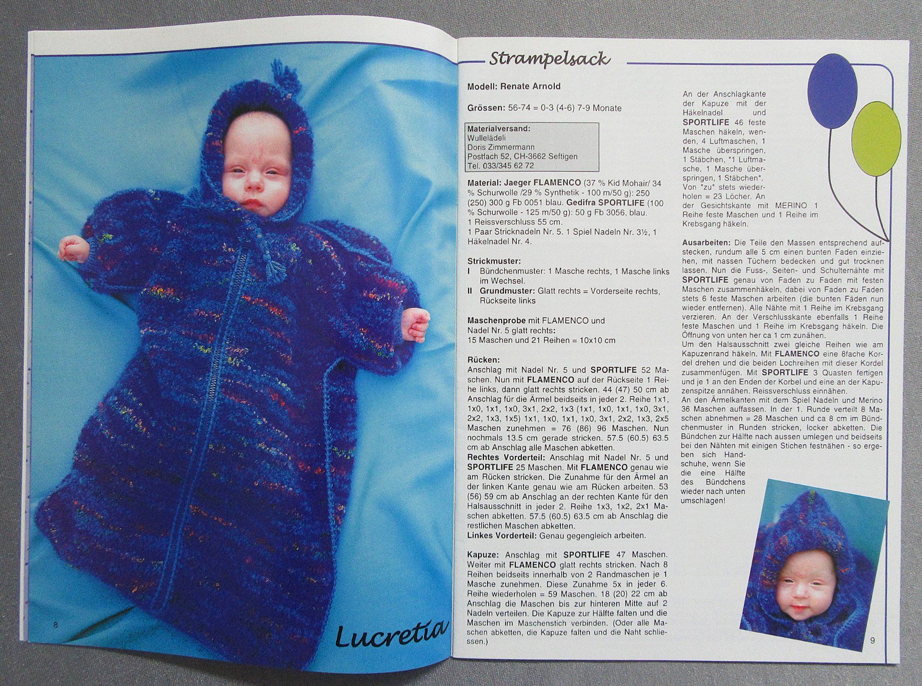 Riviste & Magazine: Andrea Strickmode • Sonderheft Baby-Extra – Usato da Auenstein venduto da Padabimbim 2