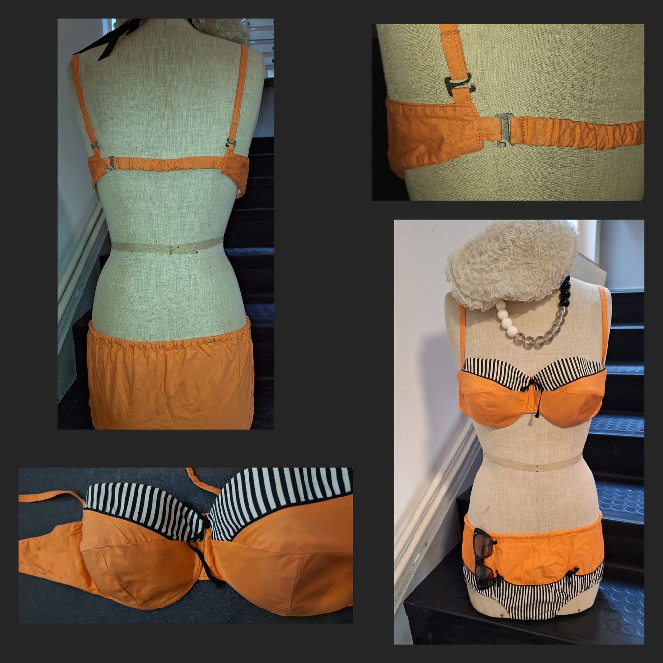 Costumi da bagno & Bikini: wunderschöner-1950er Bikini🧡 – Usato da Emmenbrücke venduto da abu_9mj8
