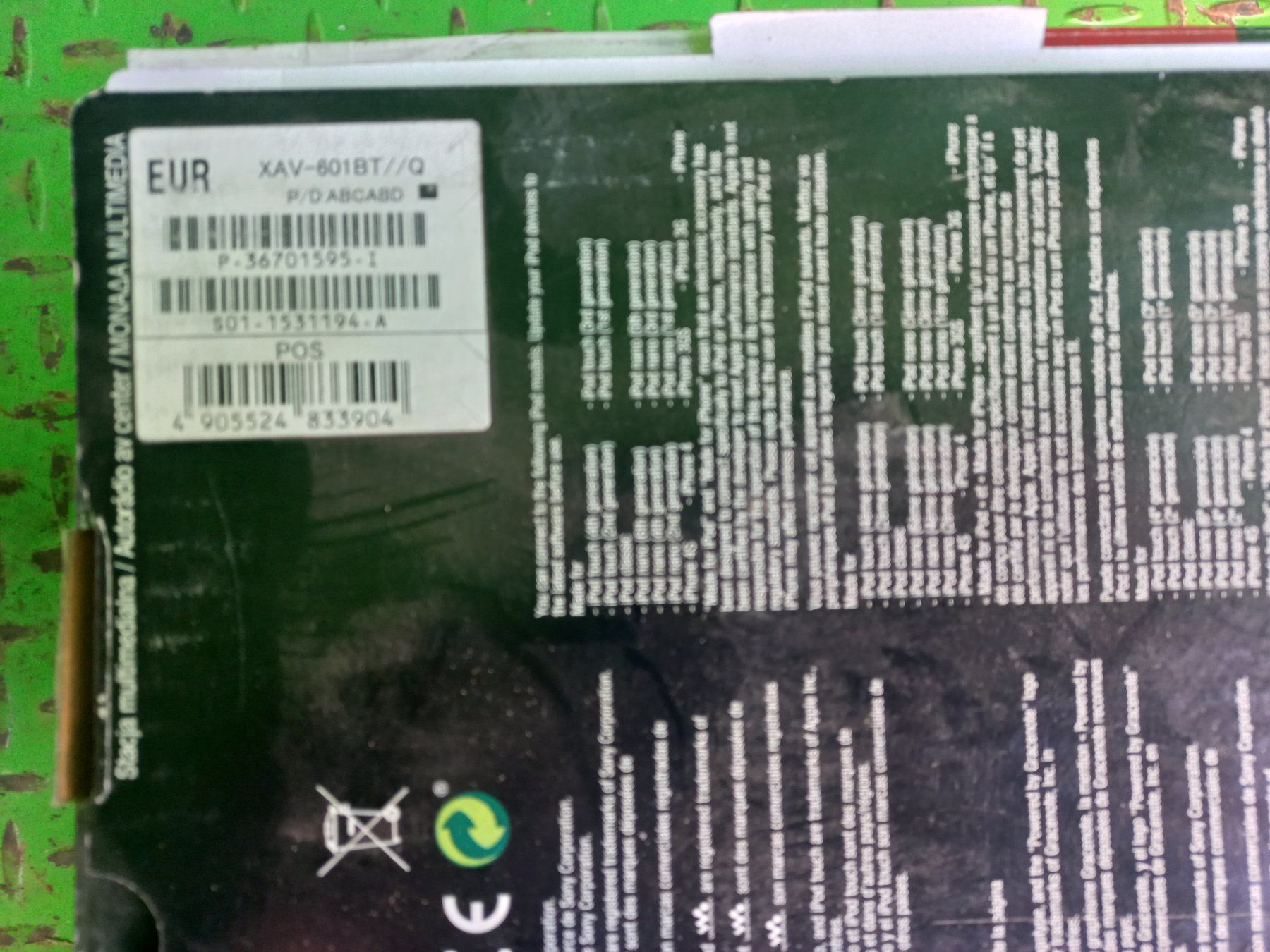 Sony Receiver: Sony XAV-601BT 2-DIN A/V-Receiver Smartphone mit Bluetooth – Neu und originalverpackt aus Dulliken von mopar030 4