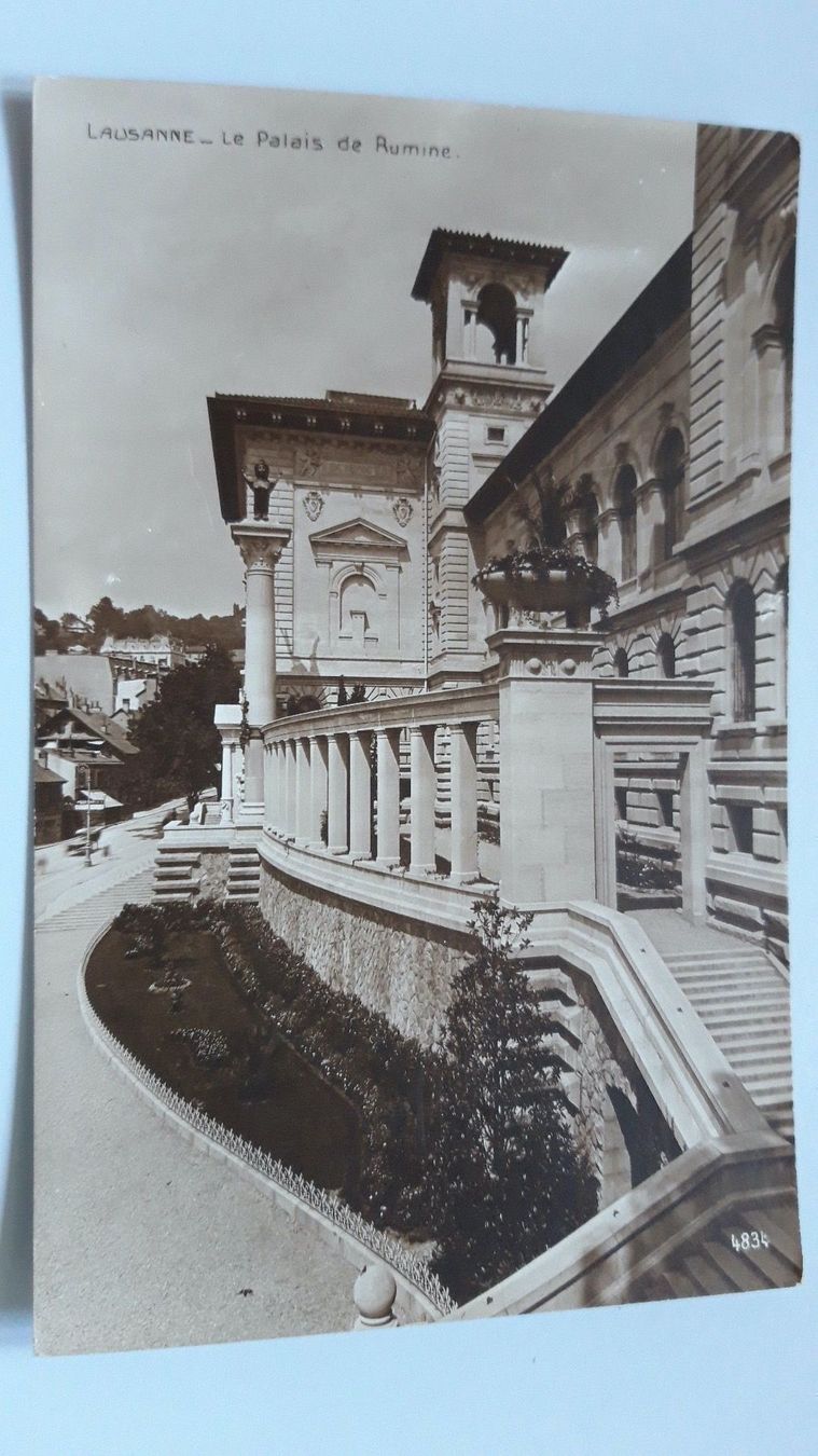Ansichtskarten: Lausanne Le Palais de Rumine – Gebraucht aus Sargans von nicsam1815
