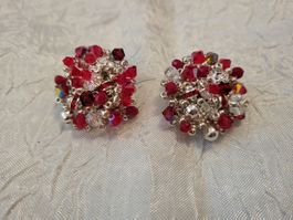 Handgemachte ohrclips aus swarovski perlen