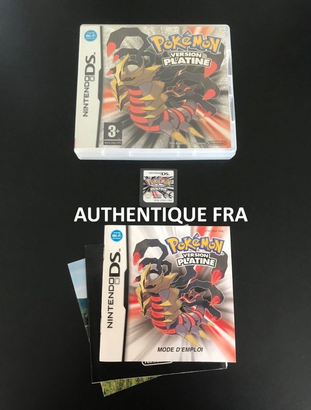 Pokémon Giochi: Pokemon Version Platine Nintendo DS 100% AUTHENTIQUE (perle – Usato da Lausanne venduto da sauvezretrogames