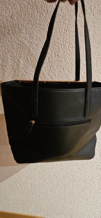 David Jones Handtasche schwarz Gold