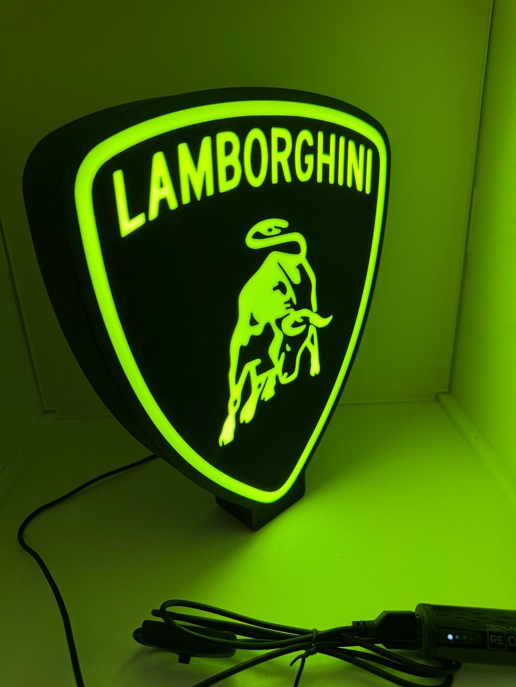 Lampade: Lightbox lampe led LOGO LAMBORGHINI – Nuovo (secondo la descrizione) da Vicques venduto da PAMB3D 6