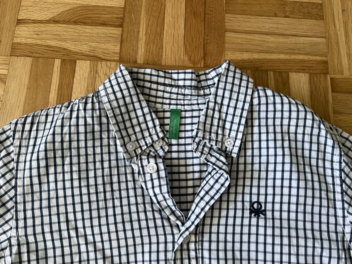 Benetton Camicie, T-shirt & Polo: Benetton Hemd kariert-  Grösse 128 – Usato da Zuchwil venduto da Commander0 1