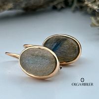 Sterling Silber 925 Ohrringe mit Labradorite