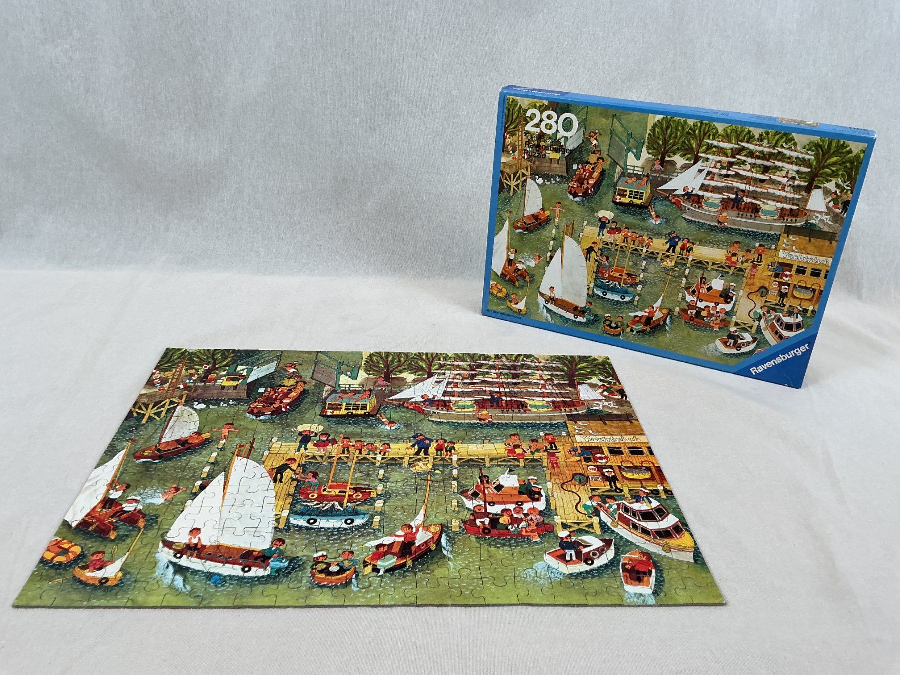 Ravensburger Puzzle: RAVENSBURGER Puzzle "Yachthafen" 280 Teile – Usato da Richterswil venduto da Restwert_Richterswil 1