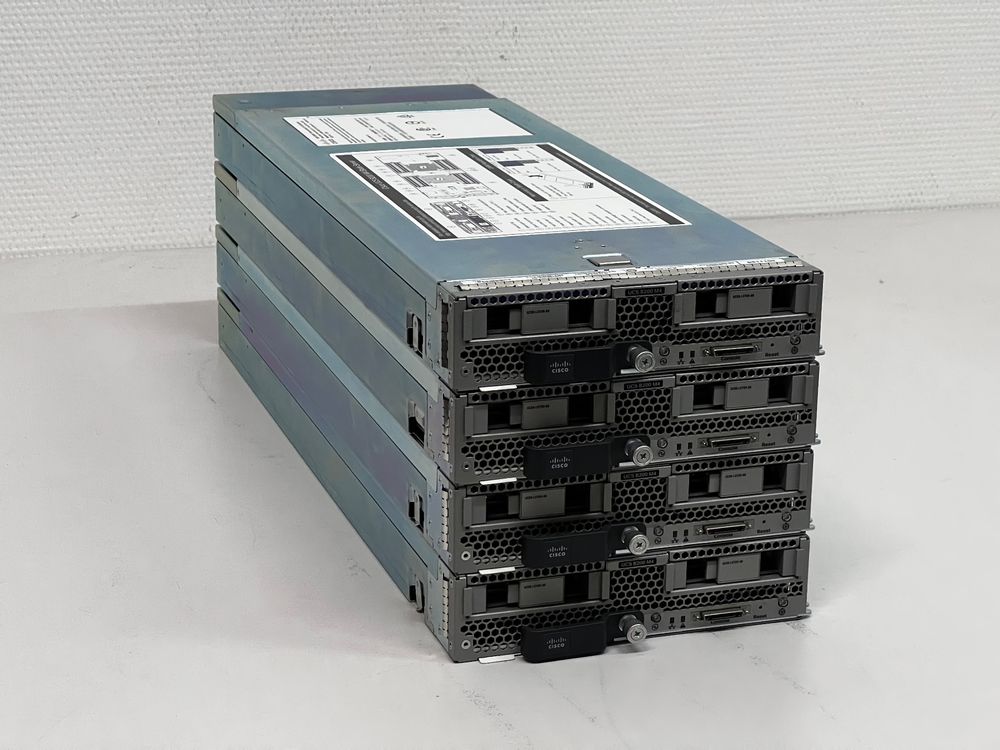 4 Cisco UCS UCS B200 M4 UCS, 1 TB DDR4 RAM, 8 * E5-2660 v3 (Gebraucht ...