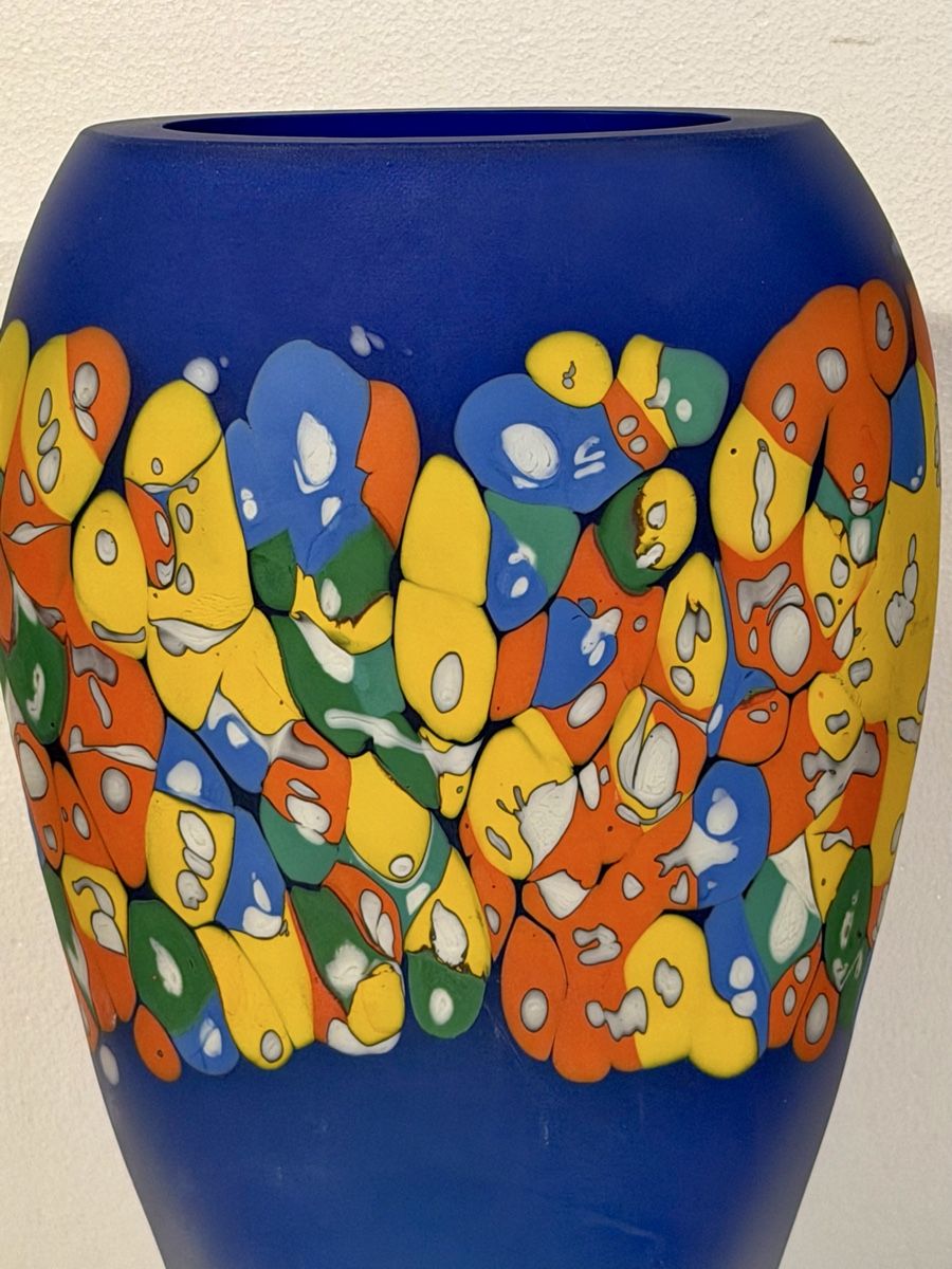Vasi & Recipienti: Jean-Luc GARCIN Colourful, Unique Design Vase – Usato da Lausanne venduto da artnouveau04 1