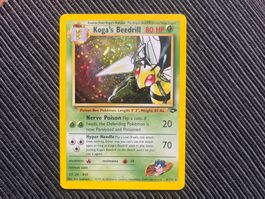 Pokemon Koga’s Beedrill Holo Gym Challenge