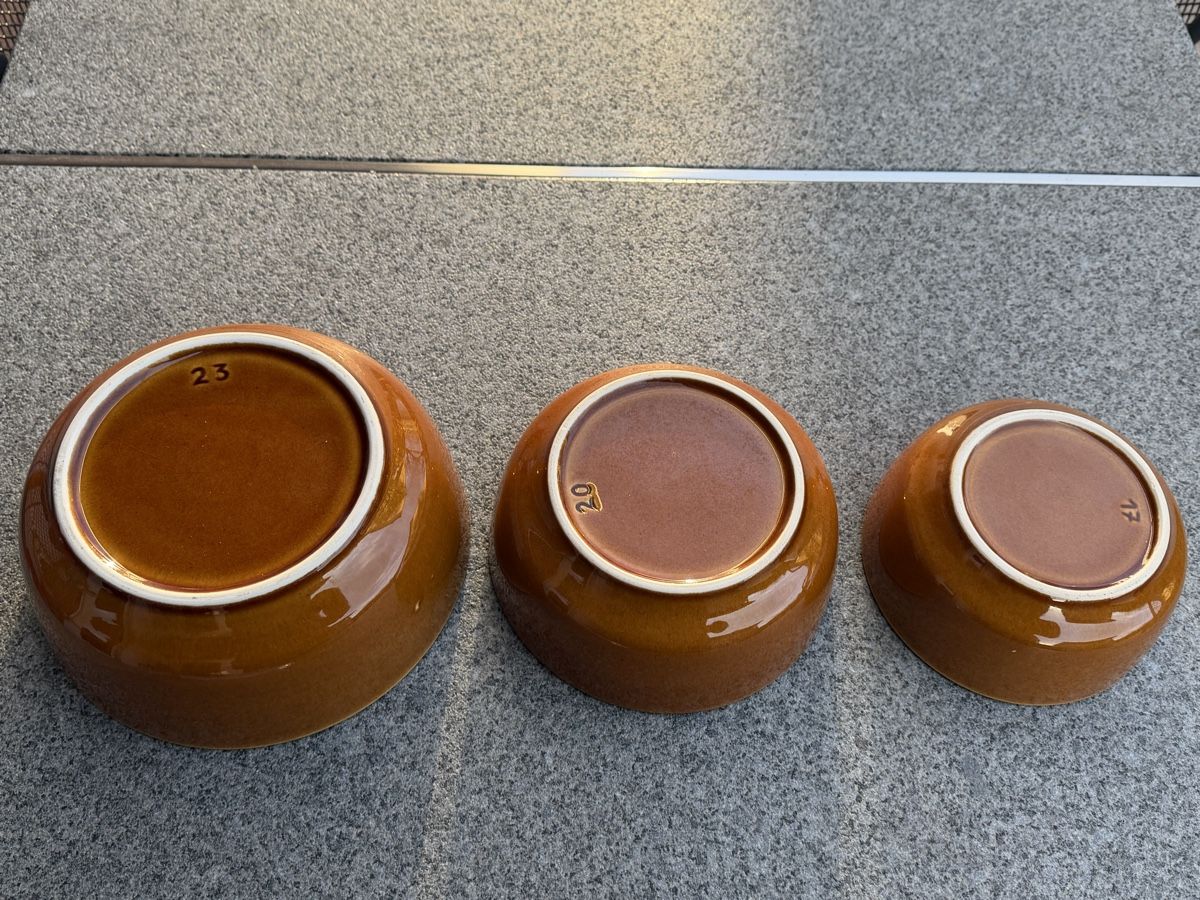 Rössler Schalen: 3 er Set Original Rössler Design Schalen Schüsseln – Gebraucht aus Deitingen von Himhip 1