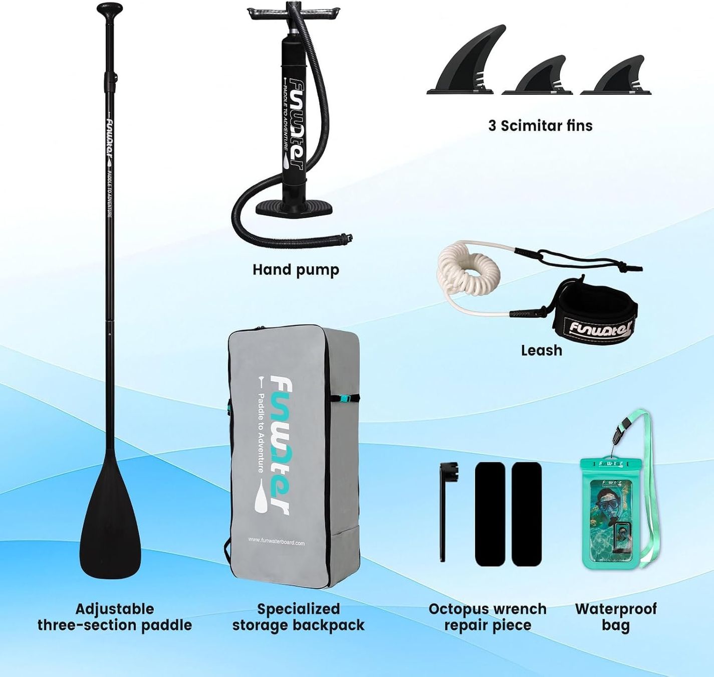 Tavole da surf e di nuoto: Aufblasbares Stand Up Padding Board Ultra Leicht SUP – Nuovo e nell'imballaggio originale da Hundwil venduto da pak_7zvn 5