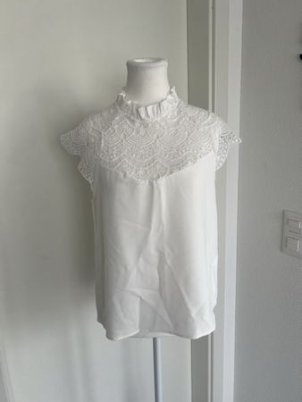 weisse Bluse Grösse M