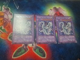 Yugioh 3 x Cyber Zwillings Drache