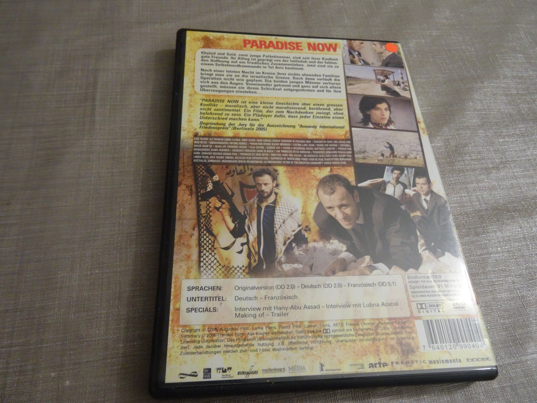 Tutti i DVDs: Paradise Now - DVD – Usato da Olten venduto da Disc-Verkauf 2