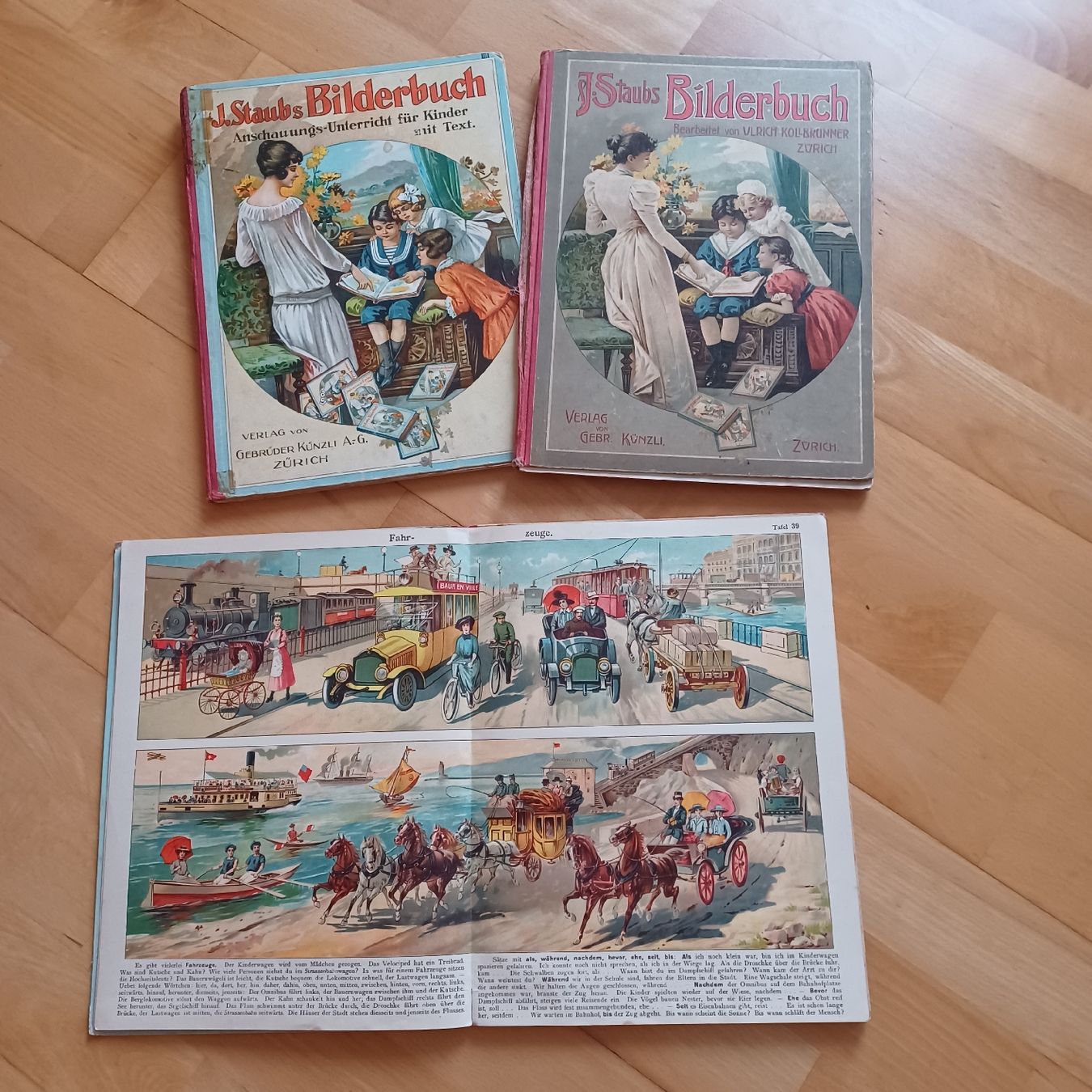 Libri: J. Staubs Bilderbuch, Lehrbuch , Schulbuch , Antik – Usato da Waldkirch venduto da Fantasia-101 1