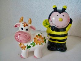 2 TIRE-LIRES EN PORCELAINE