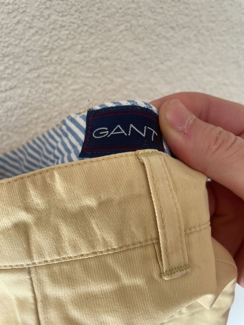 Gant Pantaloni: Gant light yellow chino size 50 – Usato da Lausanne venduto da amaury.h 2