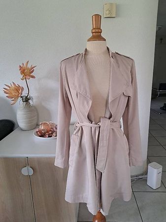 Trenchcoat, Mantel, Cardigan 34 / 36 / S beige