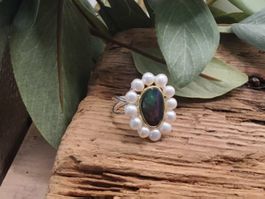 Opal Ring im super Design Gr.54.5
