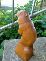 Schnitzerei Holzfigur Muntanella Murmeltier Marmot Marmotta
