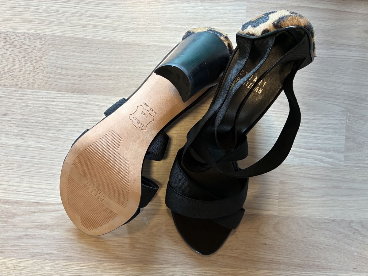Stuart Weitzman Damenschuhe: Pumps offen aus Boutique im Leomuster – Neu (gemäss Beschreibung) aus Moleson-s-Gruyeres von Mosaikplastik 2