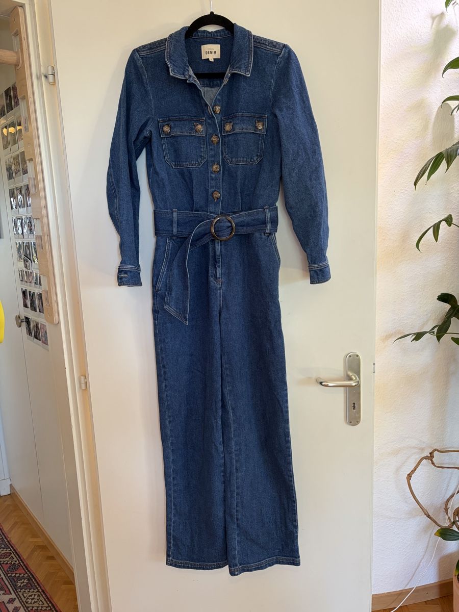 Tute: Sézane Denim Jumpsuit - Size 36 – Usato da Genève venduto da car_vg8r