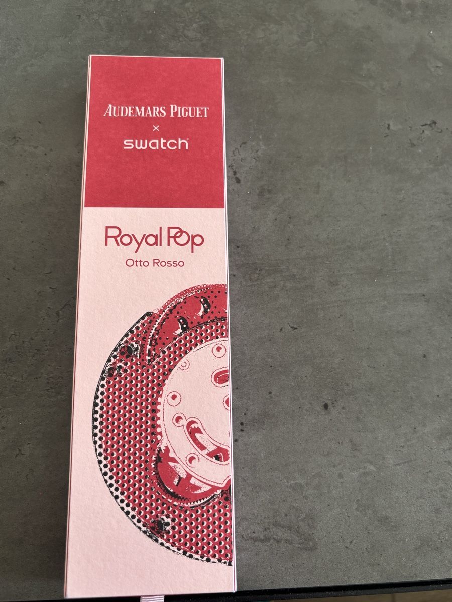 Swatch Orologi: APxSWATCH Royal Pop Otto Rosso – Nuovo e nell'imballaggio originale da Biel/Bienne venduto da mut_7dfg