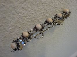 Armband Engelhaut Koralle / 800 Silber
