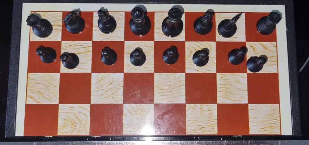 Produktbild von 2 In 1 Schachspiel Aus Holz, 39x39CM Klappbar Schachbrett Magnetisch