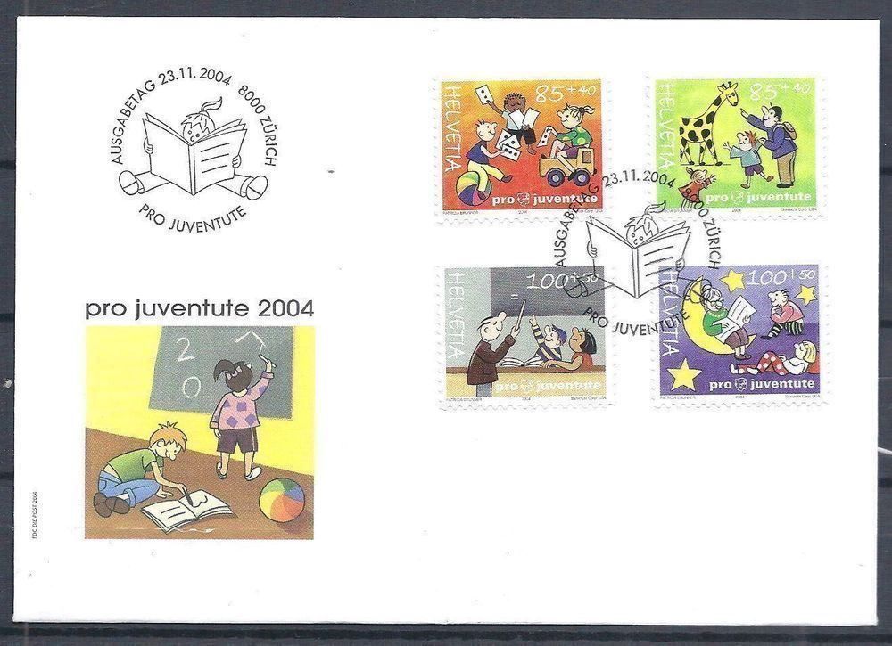 Tutti i francobolli: FJ2004 - FDC Pro Juventute 2004 – Usato da Trélex venduto da Phil_Albert